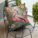 Search for exotic bird cushions Palm leaves