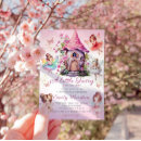 Search for fairy garden baby shower invitations Enchanted forest