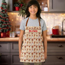 Search for gingerbread aprons Snowflakes