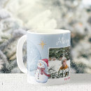 Search for snowman winter mugs Illustration