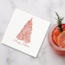 Search for christmas dinner napkins Red