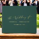 Search for monogrammed wedding guest books For her