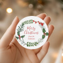 Search for christmas wreath stickers Red berries