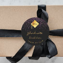 Search for pink and black graduation stickers Graduate