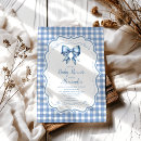 Search for blue ribbon invitations Boy