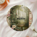 Search for floral baby shower plates Gender neutral