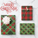 Search for masculine christmas wrapping paper Tartan