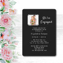 Search for black engagement party invitations Script typography