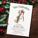 Search for winter solstice party invitations Holly
