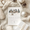 Search for it takes a village baby shower invitations Cold winter sprinkle