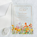 Search for rustic country floral invitations Bohemian botanical cottage garden