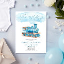 Search for train baby boy shower invitations It's a boy