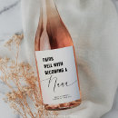 Search for baby announcement wine labels Pairs well with