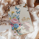 Search for butterfly garden baby shower invitations Whimsical