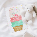 Search for watercolor ice cream birthday invitations Here's the scoop