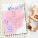 Search for little mermaid party invitations Sea