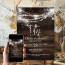 Search for rustic 50th birthday invitations Modern