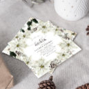 Search for winter floral bridal shower invitations Chic