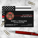 Search for first responder business cards Fireman