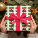 Search for spaniel wrapping paper Red