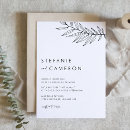 Search for leafy invitations Minimalist