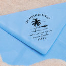 Search for beach address rubber stamps Palm tree