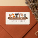 Search for bear return address labels Fox