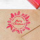 Search for christmas wreath rubber stamps Botanical