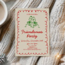 Search for green seasonal invitations Christmas holiday party