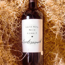 Search for bridesmaid proposal wine labels Minimalist