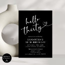 Search for red black and white birthday invitations For her