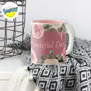 Search for flower bouquet mugs Pink roses