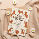 Search for come sit stay invitations Dog party