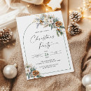 Search for pine tree christmas invitations Festive