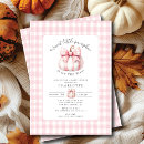 Search for pink gingham baby shower invitations Watercolor