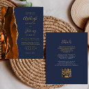 Search for navy and rust wedding invitations Modern