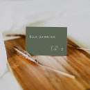Search for sage place cards Green