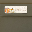 Search for cute pumpkin return address labels Halloween