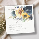 Search for sunflower wedding napkins Autumn