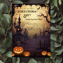 Search for scary birthday invitations Bat