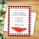 Search for red and white gingham invitations Buffalo check