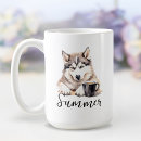 Search for funny husky mugs Watercolor
