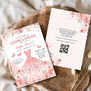 Search for floral spanish quince invitations Pretty blooms roses flowers