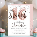 Search for gold and silver invitations Girly