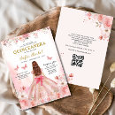 Search for pink dress quinceanera invitations Mexican spanish latina