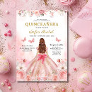 Search for pink dress quinceanera invitations Mexican spanish latina