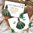 Search for princess save the dates Gold glitter sparkle