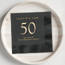 Search for 50th birthday napkins Chic