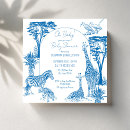 Search for blue safari baby shower invitations Giraffe