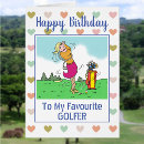 Search for ladies golf cards Funny